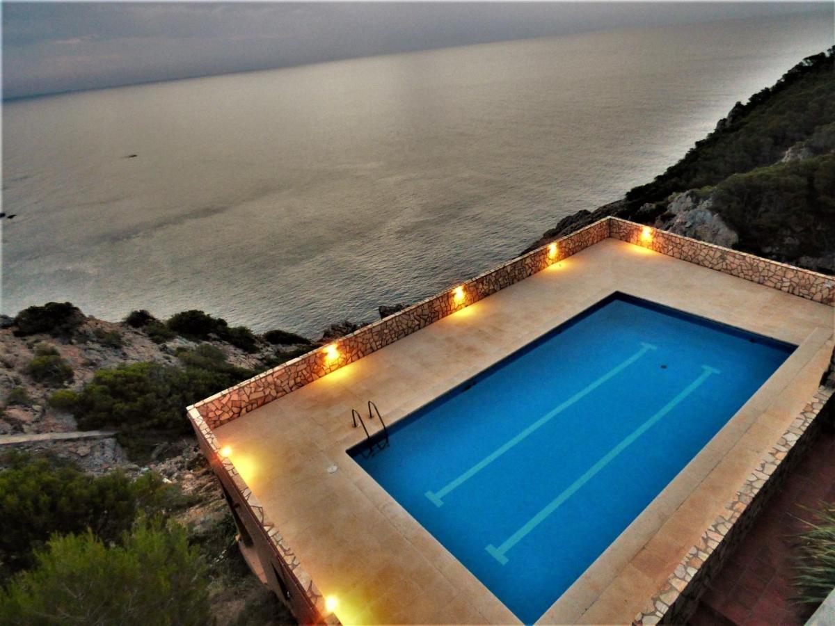 Icaros 4-Appartement avec terrasse, grande piscine et parking, en surplomb de mer Begur Extérieur photo