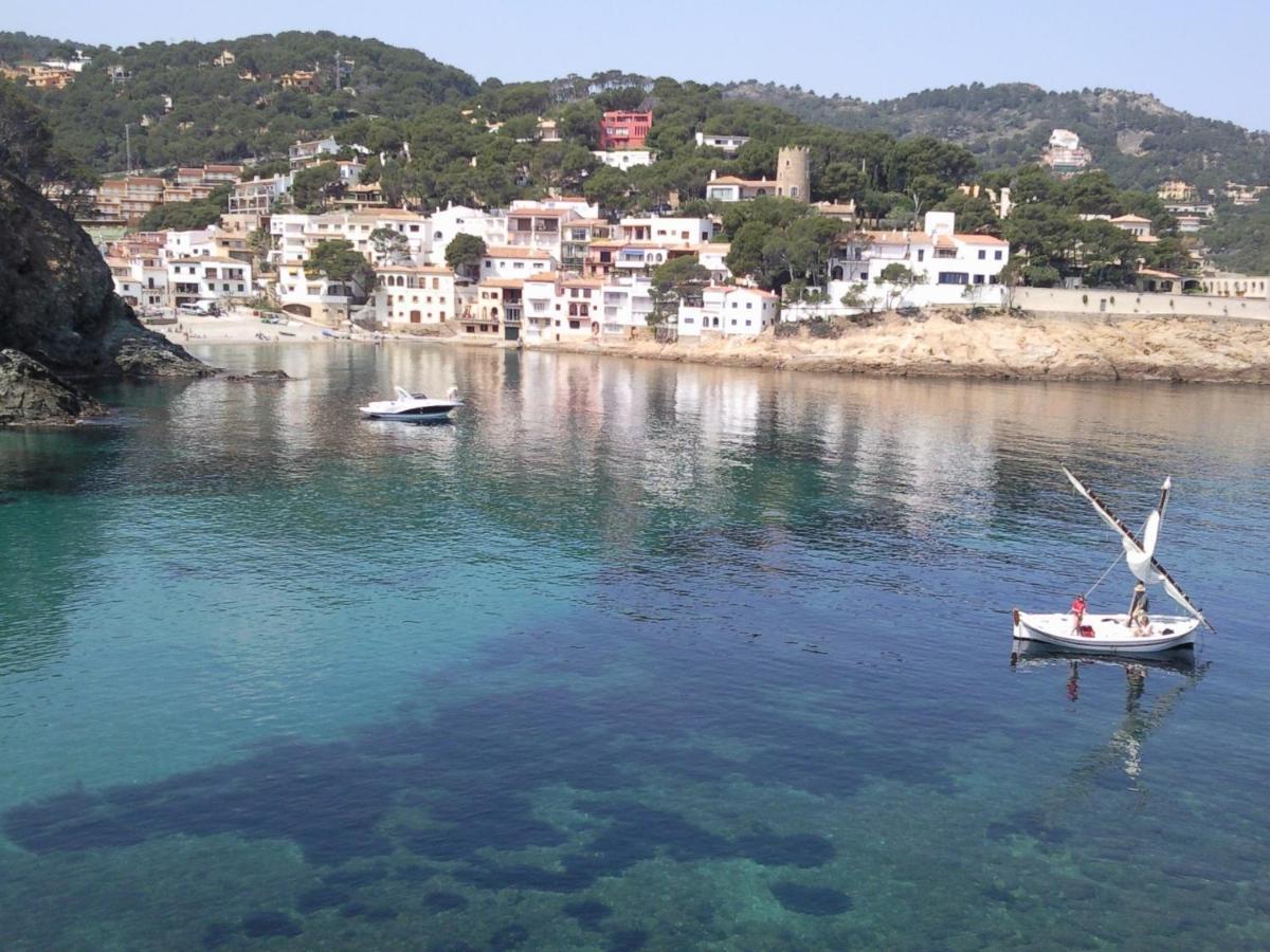 Icaros 4-Appartement avec terrasse, grande piscine et parking, en surplomb de mer Begur Extérieur photo